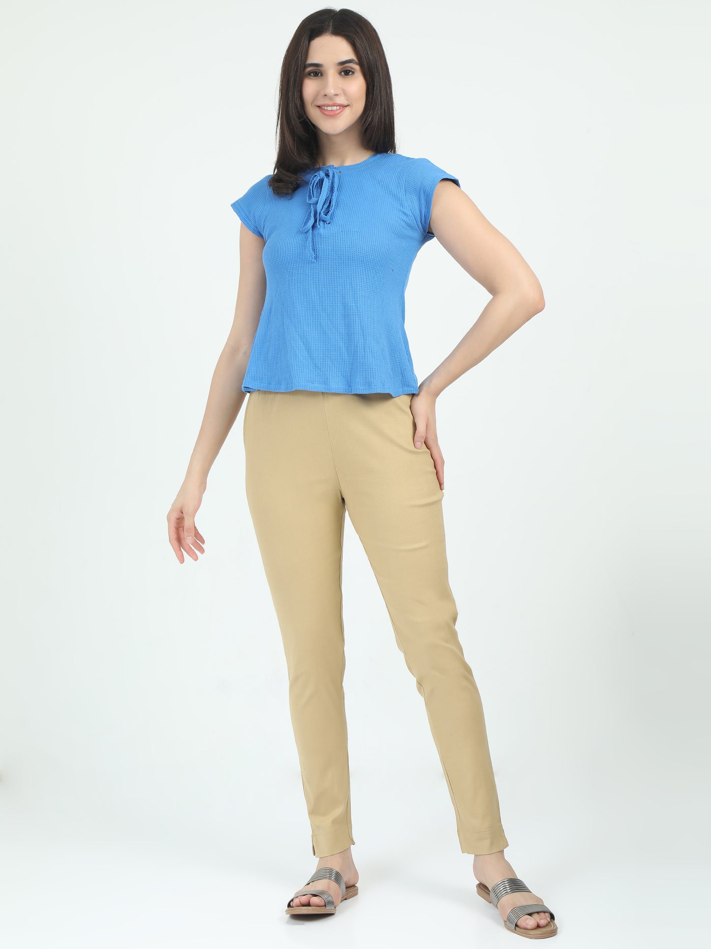 Everyday Stretch Pocket Pants - Sand Yellow