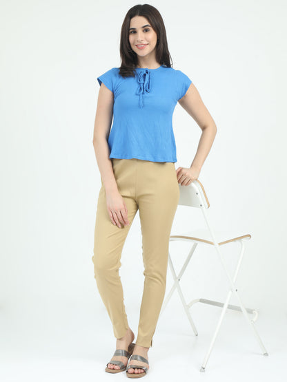 Everyday Stretch Pocket Pants - Sand Yellow