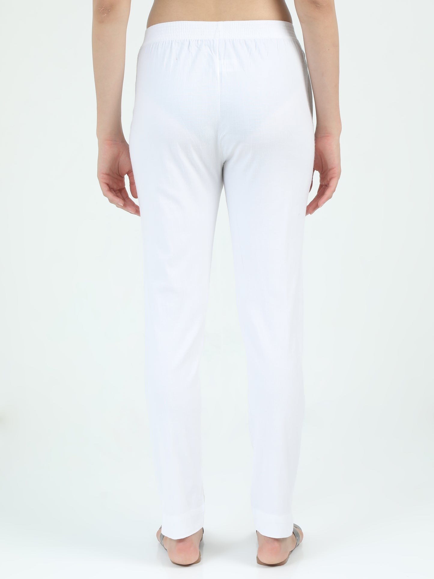Everyday Stretch Pocket Pants - White