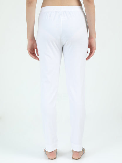 Everyday Stretch Pocket Pants - White