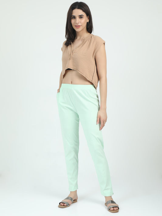 Everyday Stretch Pocket Pants - Pistachio