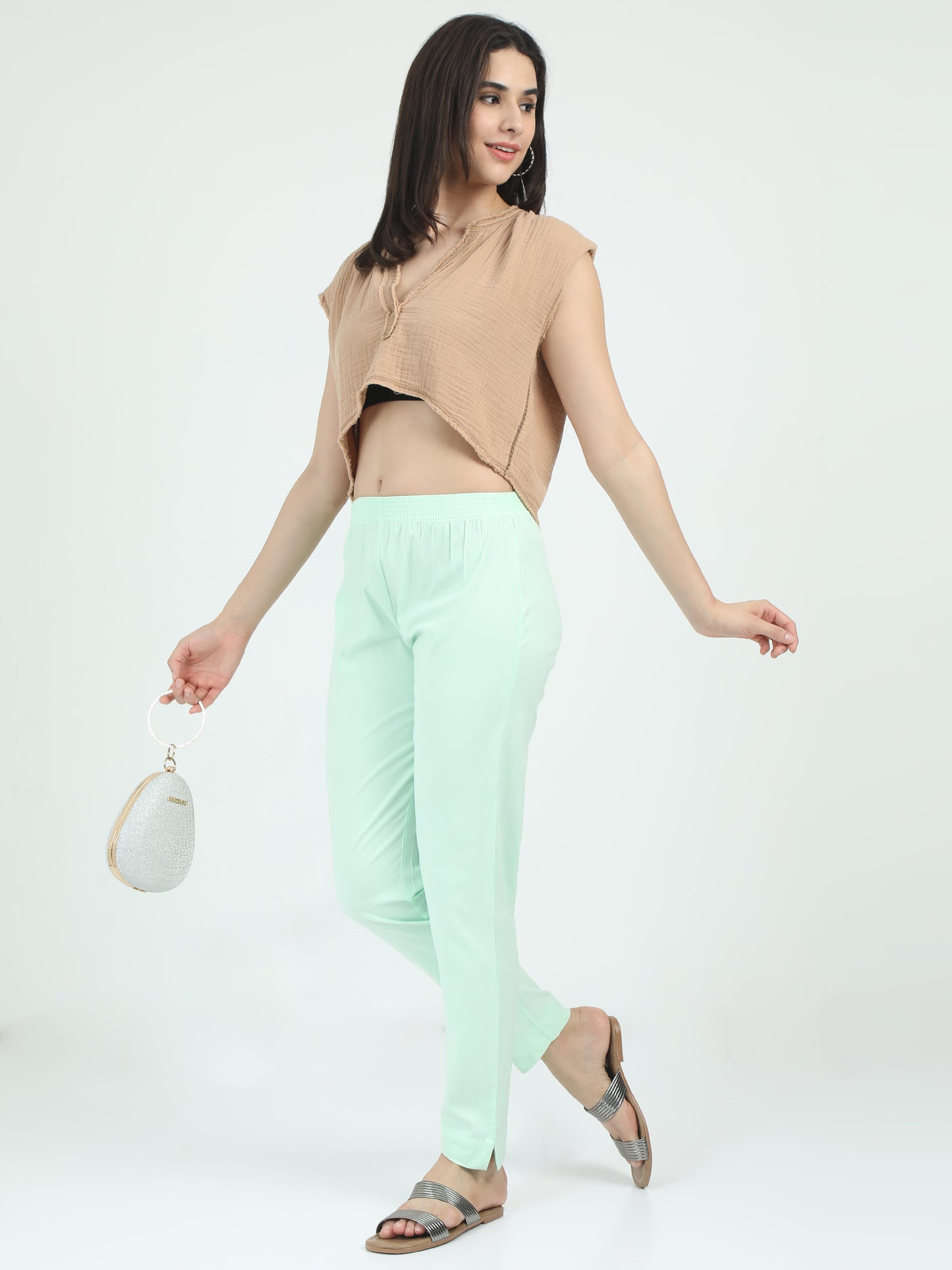 Everyday Stretch Pocket Pants - Pistachio