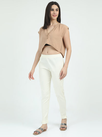 Everyday Stretch Pocket Pants - Deep Cream