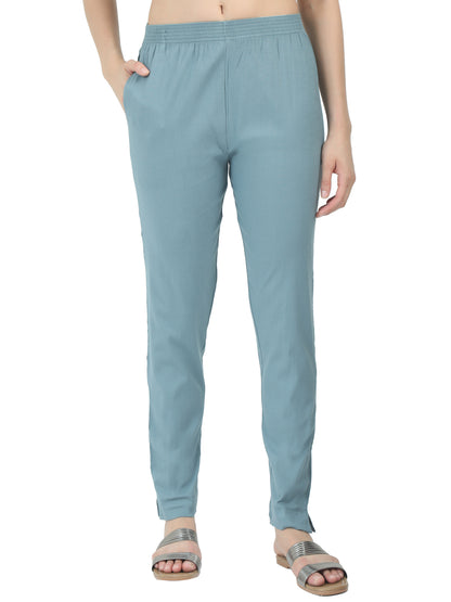 Everyday Stretch Pocket Pants - Pigeon Blue