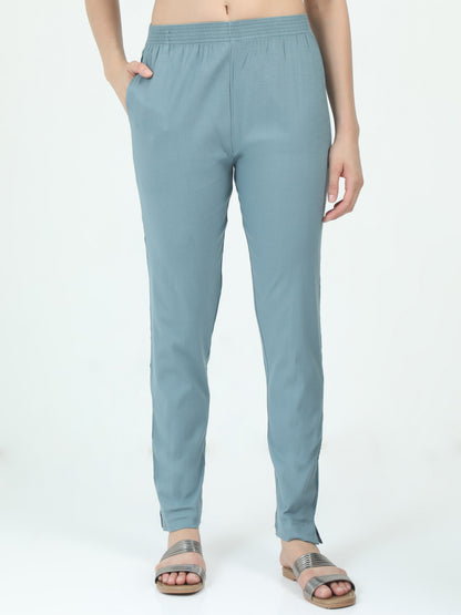 Everyday Stretch Pocket Pants - Pigeon Blue