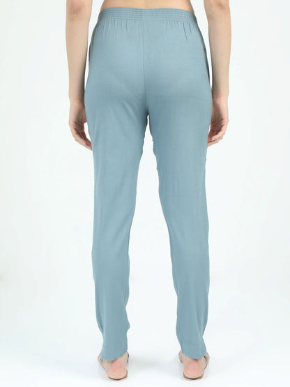 Everyday Stretch Pocket Pants - Pigeon Blue