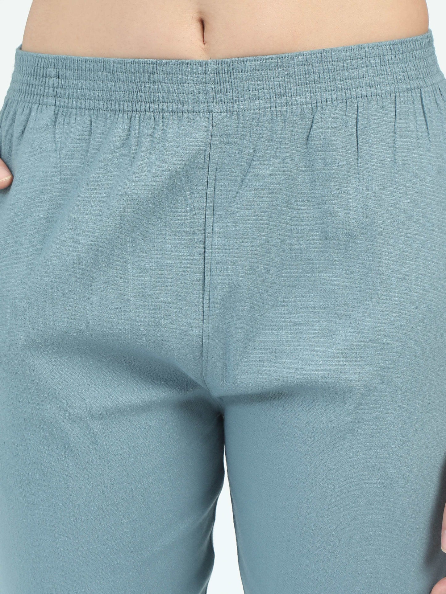 Everyday Stretch Pocket Pants - Pigeon Blue