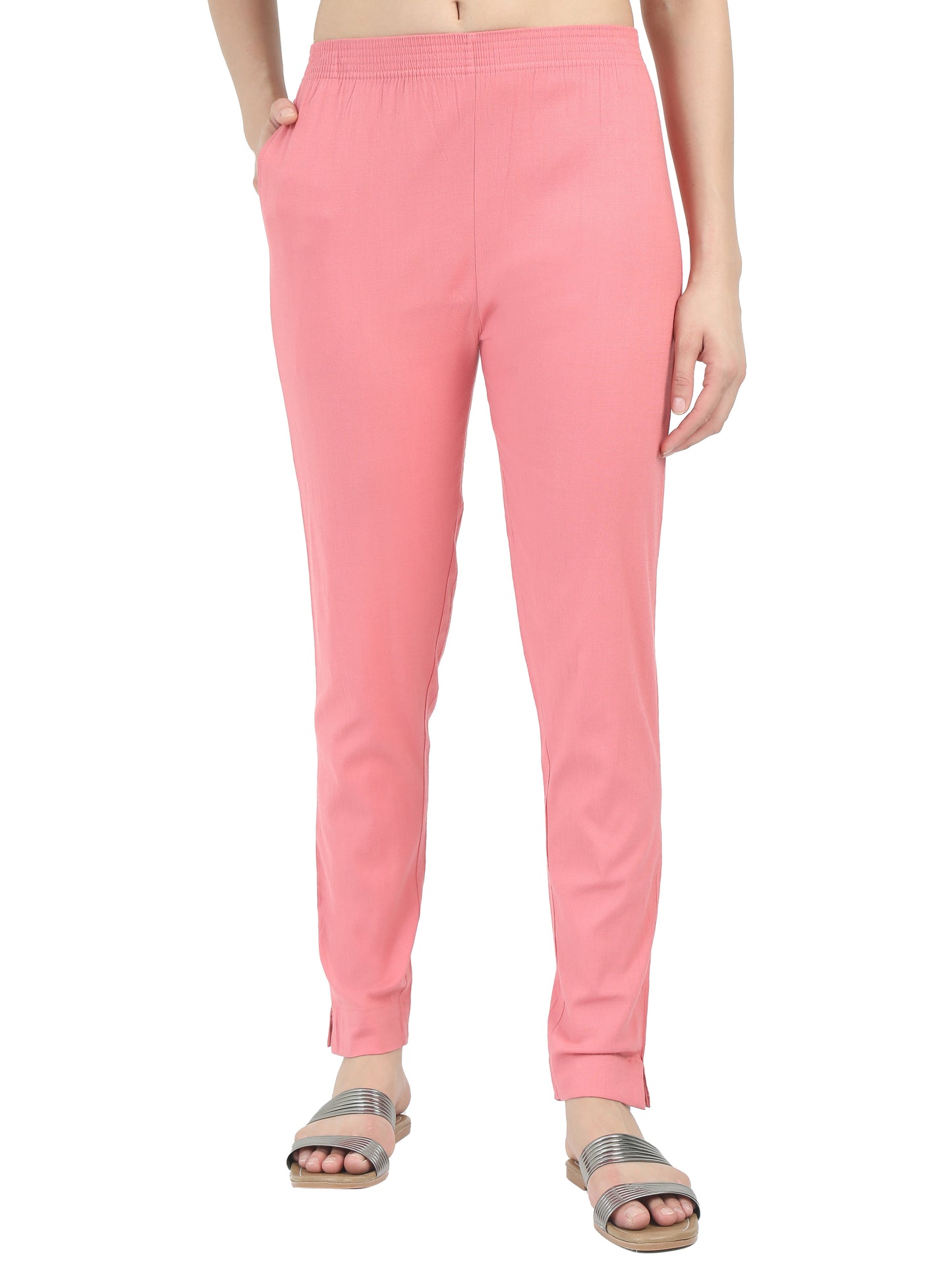 Everyday Stretch Pocket Pants - Antique Pink
