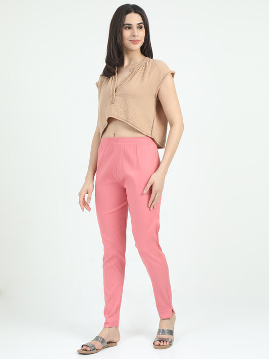Everyday Stretch Pocket Pants - Antique Pink