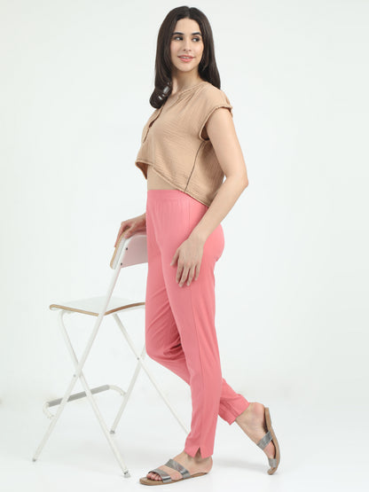 Everyday Stretch Pocket Pants - Antique Pink