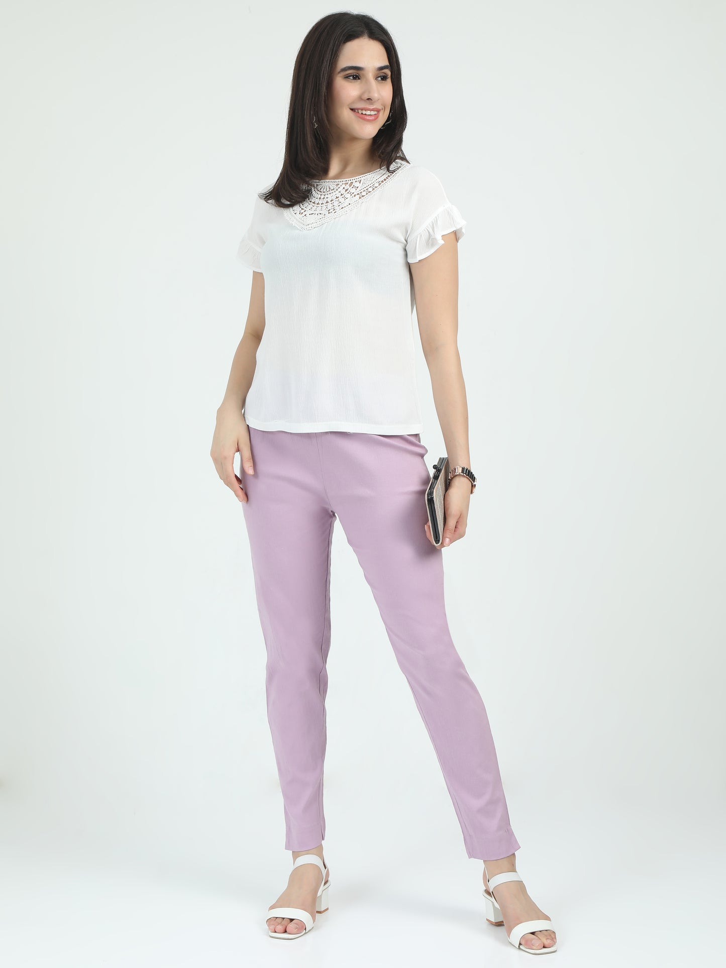 Everyday Stretch Pocket Pants - Pearl Blackberry