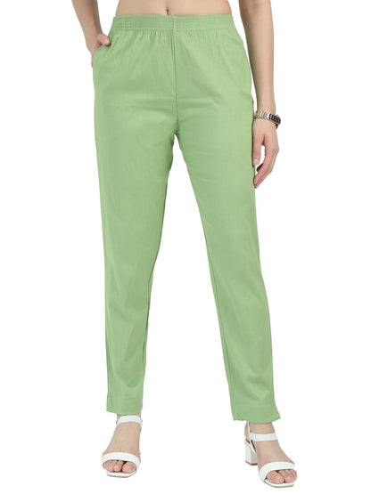 Everyday Stretch Pocket Pants - Pale Green