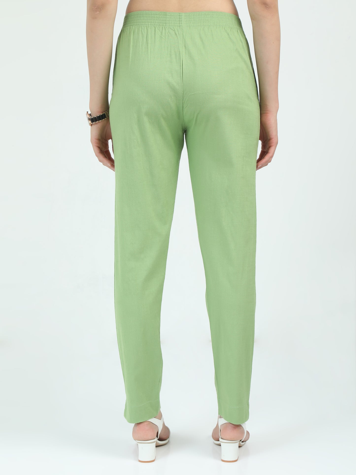 Everyday Stretch Pocket Pants - Pale Green