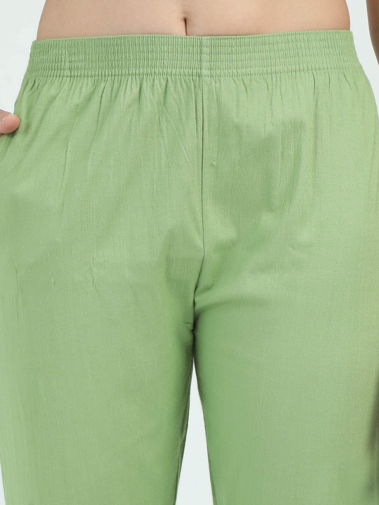 Everyday Stretch Pocket Pants - Pale Green