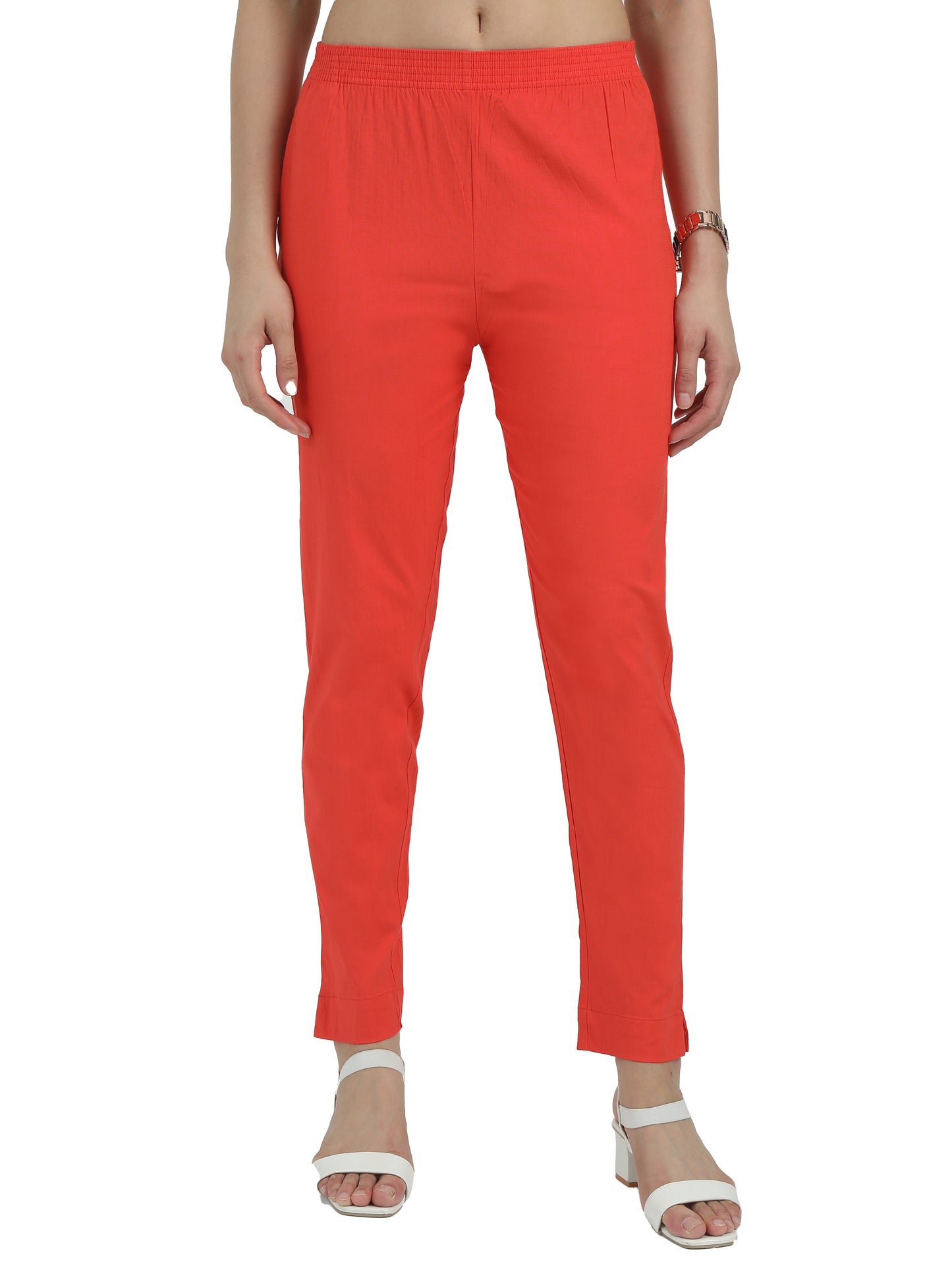 Everyday Stretch Pocket Pants - Carrot Peach