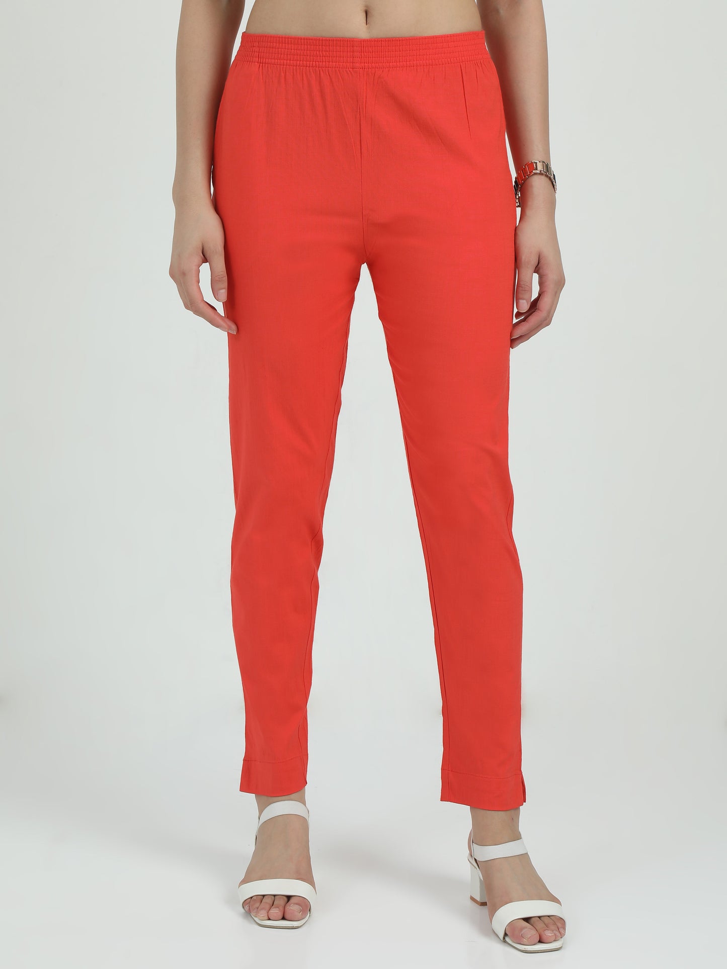 Everyday Stretch Pocket Pants - Carrot Peach
