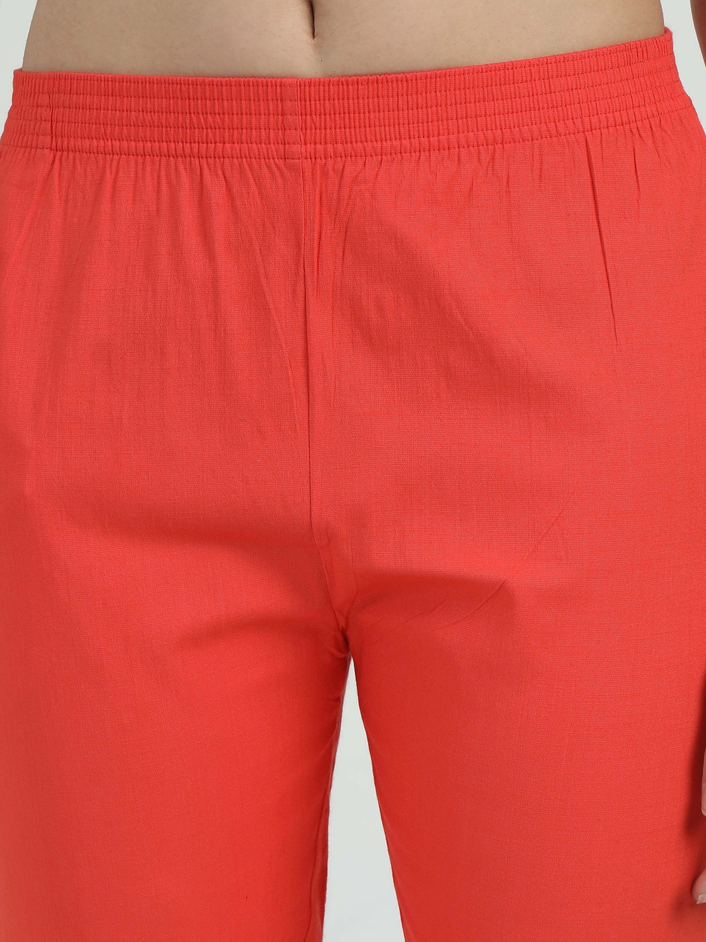 Everyday Stretch Pocket Pants - Carrot Peach