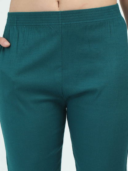 Everyday Stretch Pocket Pants - Silk Rama Green