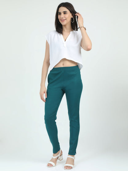 Everyday Stretch Pocket Pants - Silk Rama Green
