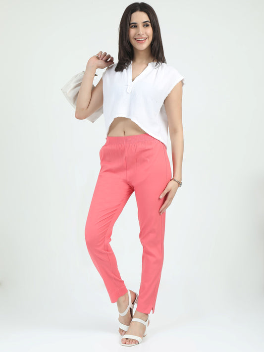 Everyday Stretch Pocket Pants - Heather Violet