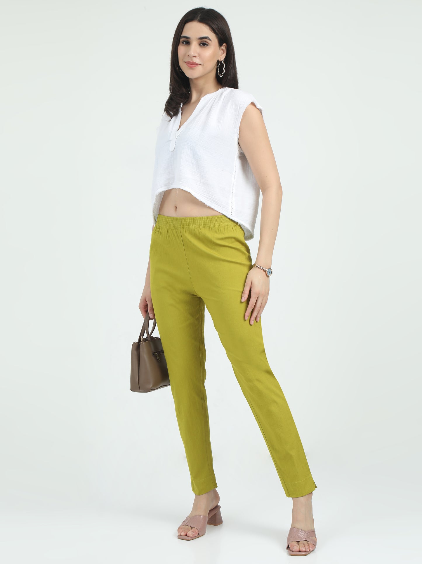 Everyday Stretch Pocket Pants - Chutni Green