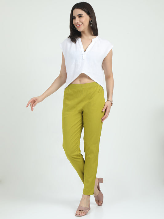 Everyday Stretch Pocket Pants - Chutni Green