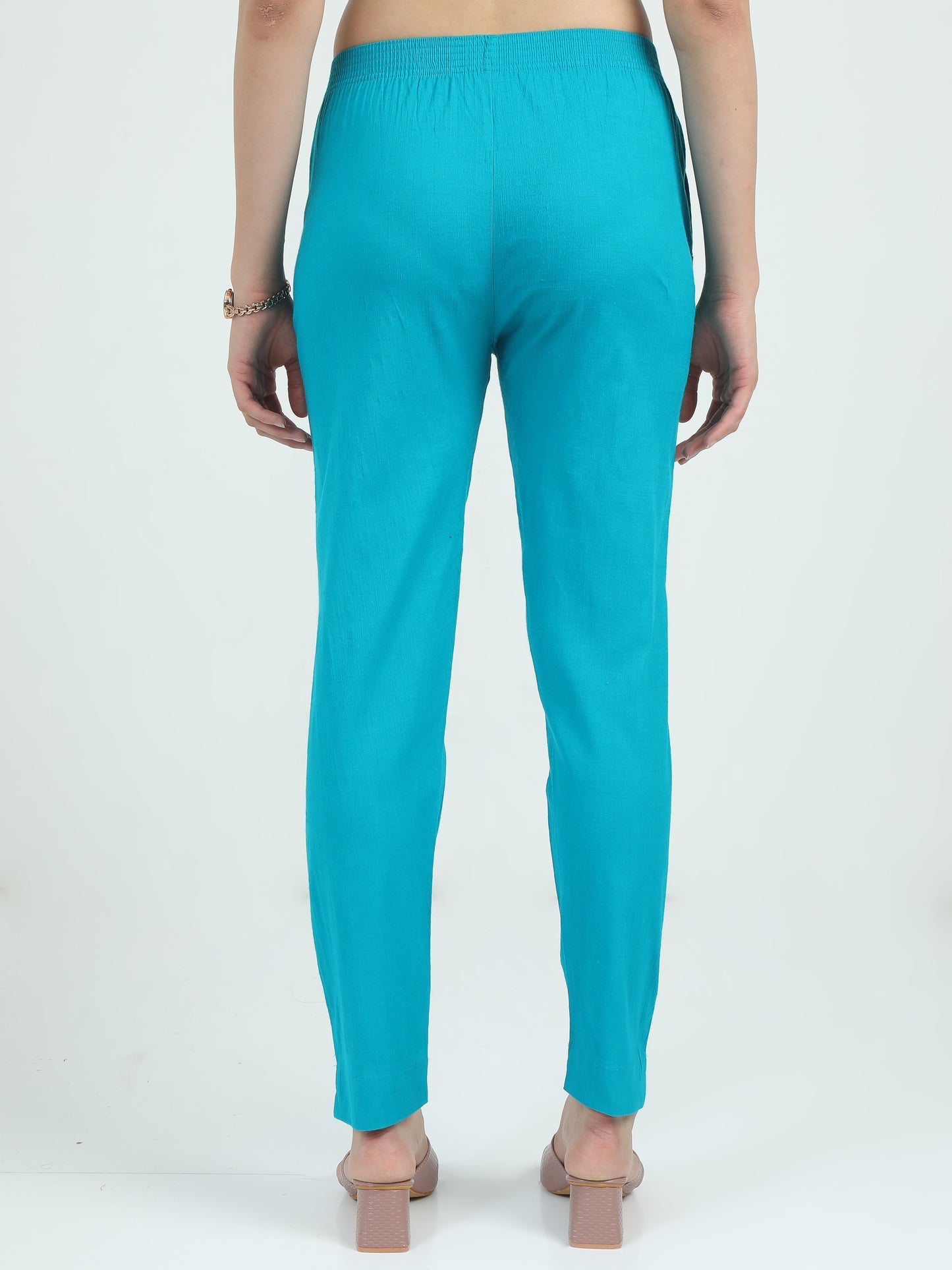 Everyday Stretch Pocket Pants - Bright Teal