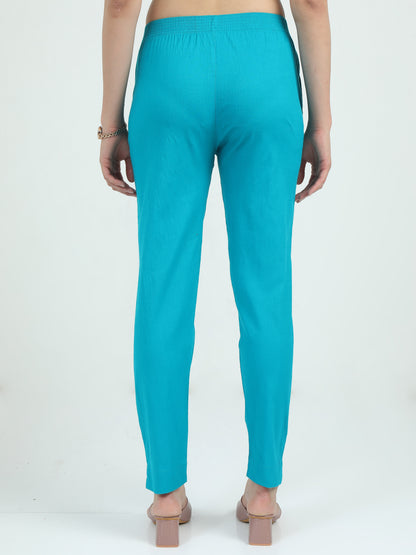 Everyday Stretch Pocket Pants - Bright Teal