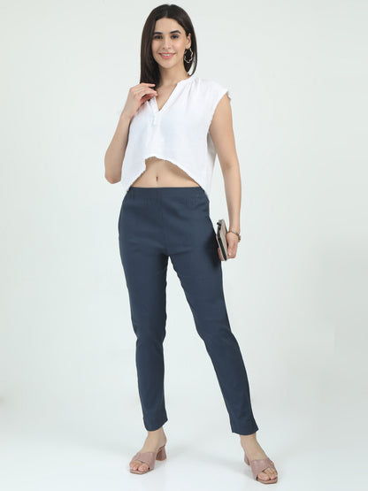 Everyday Stretch Pocket Pants - Granite Grey