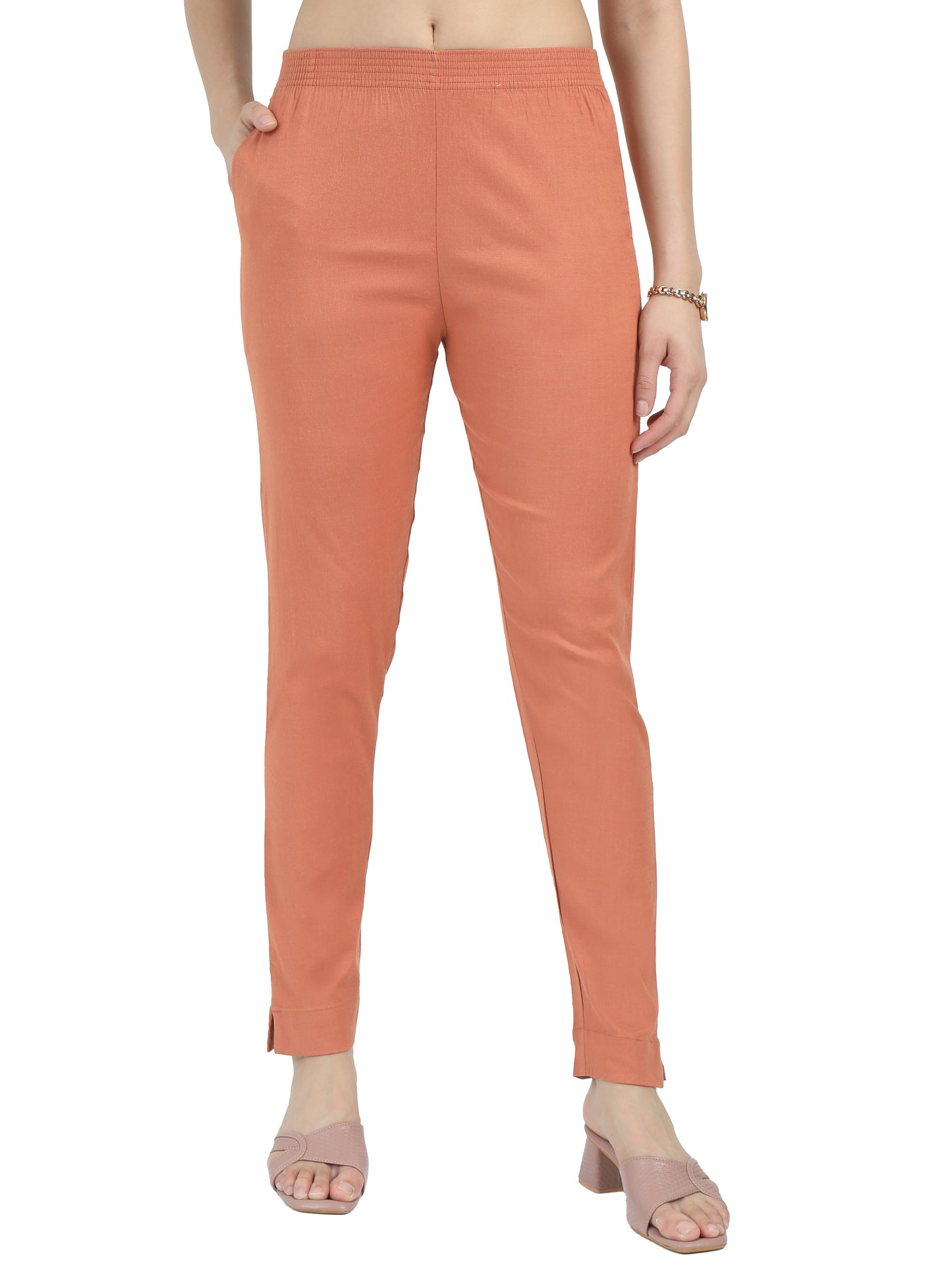 Everyday Stretch Pocket Pants - Light Copper