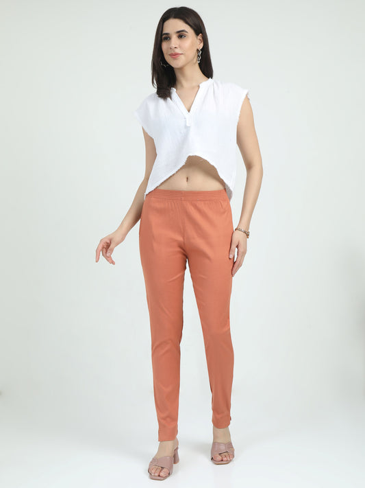 Everyday Stretch Pocket Pants - Light Copper
